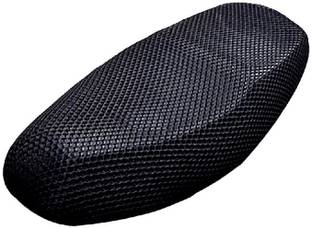 Lakshmina Enterprises Free Size 3D Motorcycle Seat Cover Breathable Mesh Net Black Bike Seat Cover Single Bike Seat Cover For Suzuki Access, Access 125, Access SE