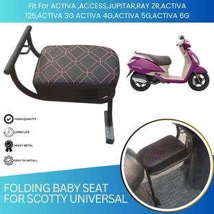 SRPHERE BSRD3 Scooty Baby Seat/Baby Stand For All Scooty Models. Single Bike Seat Cover For Honda, Hero, TVS, Suzuki Access 125, Access, Activa, Activa 3G, Activa 4G, Activa 5G, Activa 6G, Jupiter, Burgman