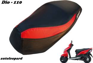 AUTOLEOPARD HONDA DIO 110 cc SCOOTY SEAT COVER Single Bike Seat Cover For Honda Dio
