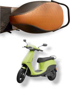 Siddhi Vinayak Trading Ola Electric S1 Gen 1 and Gen 2 Models Cushion Seat Cover PU Leather Single Bike Seat Cover For Ola S1