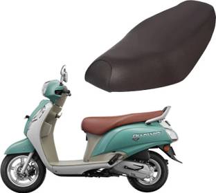 Sunriders Access 125 Scooty Removable & Washable PU Leather Waterproof Seat Cover Single Bike Seat Cover For Suzuki Access 125