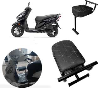 AUTO PEARL Folding Baby Seat Compatible with Honda-Grazia Single Bike Seat Cover For Honda Grazia