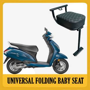 DAZZRIDE DZRD-XU Universal Folding Baby Seat Compatible for Activa 5G Single Bike Seat Cover For Hero, Honda, TVS, Suzuki Access, Access 125, Activa, Activa 3G, Activa 4G, Activa 5G, Activa 6G, Activa i, Jupiter