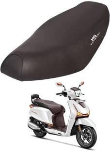 KSHEERI New Destini 125 Scooty Removable & Washable PU Leather Waterproof Seat Cover Single Bike Seat Cover For Hero Destini 125
