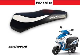 AUTOLEOPARD HONDA DIO 110 cc SCOOTY SEAT COVER Single Bike Seat Cover For Honda Dio