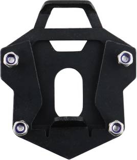 Deviant Buzz Side Stand Extender For Himalayan Bike Perfect Support For Bike (Black) Bike Side Stand