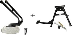 Digital Craft Footrest & Centre Stand Compatible for CHETAK EV [ Pack of 2 ] Bike Centre Stand