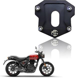 Moto Genius Stainless Steel Side Stand Extender for Royal Enfield Hunter 350 Bike Side Stand