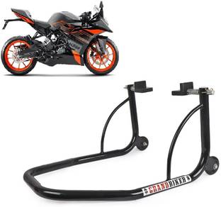 Grandbiker Rear Wheel Paddock Stand Extra Strong with Swing Arm Rest for KTM blk RC 8 Bike Storage Stand