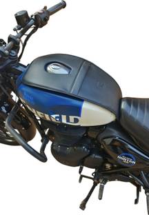 TRENDZ REXINE WORK TANK COVER FOR ROYAL ENFIELD HUNTER 350 ALL NEW MODEL classic REBORN standard Strap Royal Enfield Classic 350, Electra Bike Tank Cover