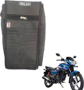 CapeShoppers SP-125 BIG tank cover with Zig Zag pattern Strap Honda SP125, Shine, NA Bike Tank Cover