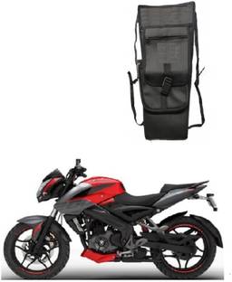 ASESOMECREATION TCP Plain Black Tank Cover Plain-39 Strap Bajaj Universal For Bike Bike Tank Cover