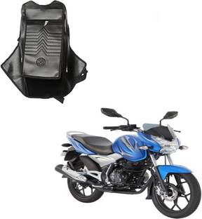 ASESOMECREATION TANK COVER WATERPROOF(BLACK) Strap Bajaj Discover, Universal For Bike Bike Tank Cover