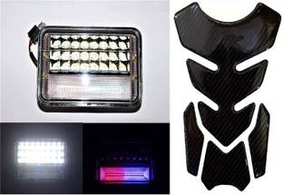acube mart Tank Pad Sticker 7D 7DCF-1 stickers+ splendor police headlight Bike Tank Pad