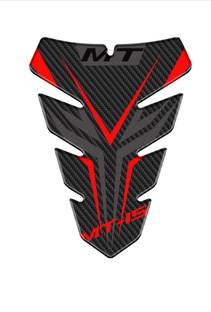 Badal Auto Bike Tank Pad Red Color Bike Tank Pad