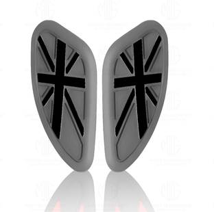 Moto Genius Universal Anti-Slip Tank Pad | Waterproof Motorcycle Sticker for Grip (Grey) Bike Tank Pad