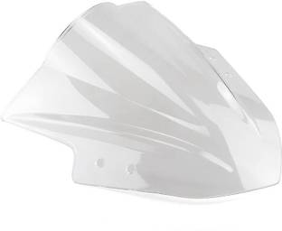 Am Auto Premium Transparent Windshield for Ninja 300 Bike Windshield