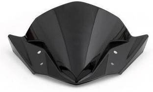 AOWBIKES AW-ST-MINI-DIO-VISOR-BLK-02 Bike Windshield