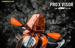 meenu arts X VISOR ORANGE Bike Windshield