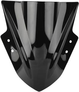 way2gmart Windshield Double Bubble Visor for Kawasaki Ninja 300/250 & EX300 Bike Windshield