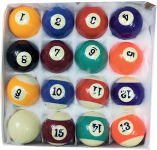 Shoppernation Snooker Billiard/Pool Balls, Complete 16 Balls Set - 2inch (50.8MM) Per Ball Billiards Bridge Head