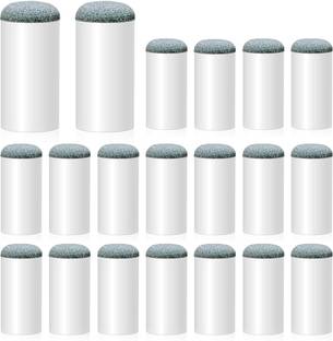 Qpets 20 Pcs Cue Tips 9mm Slip-On Cue Stick Tips Slip-On 9mm Cue Tips for Billiards and Pool Cue Stick Replacement Snooker, Billiards, Pool Cue Stick