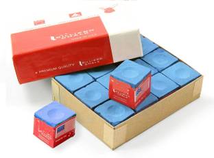 TIMA Snooker Billiard Pool Chalk 12 Pcs Blue Cue Chalk