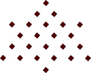 Comet Busters Handcrafted Maroon Square Bindis (2mm) (BV1208) Forehead Maroon Bindis