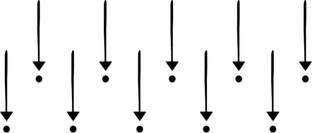 Comet Busters Black Arrow Bindis With Black Dot (BV1173) Forehead Black Bindis