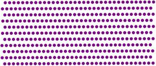 Comet Busters Bindiful Purple Plain Round Velvet Bindis (3 mm) (BF064) Forehead Purple Bindis