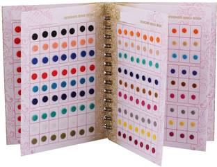 THANU'S CRAFT Plain Multicolour Small Bindis Book kumkum sticker pottu bindi book for ladies Forehead Multicolor Bindis