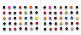 Comet Busters Beautiful Handcrafted Round Multicolor Velvet Bindis (5 Mm) (BIN2107) Forehead Multicolor Bindis