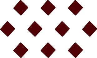 Comet Busters Handcrafted Maroon Square Bindis (5mm) (BV1192) Forehead Maroon Bindis