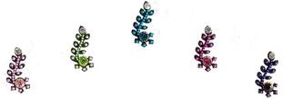 Comet Busters Beautiful Colorful Work Bindis Forehead Multicolor Bindis