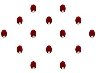 Comet Busters Maroon Oval Bindi for Women With Stone (6mm) (BV1444) Forehead Maroon Bindis