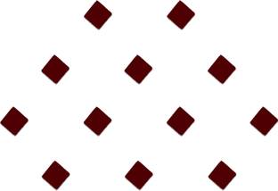 Comet Busters Handcrafted Maroon Square Bindis (4mm) (BV1196) Forehead Maroon Bindis