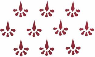Comet Busters Traditional Handcrafted Maroon Bindi (BV259) Forehead Maroon Bindis