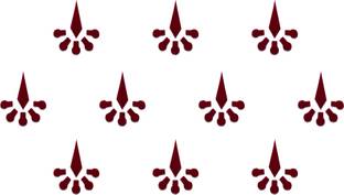 Comet Busters Traditional Handcrafted Maroon Bindi (BV259) Forehead Maroon Bindis