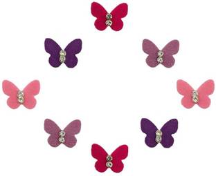 Comet Busters Beautiful Butterfly Bindi With Stone (9mm) (BV1610) Forehead Multicolor Bindis