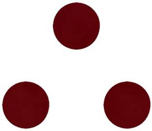 Comet Busters Maroon Round Velvet Bindis (15mm) (BIN942A) Forehead Maroon Bindis