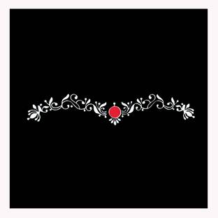 Comet Busters Traditional Bridal Bengali Wedding Bindi for Women (BIN2048) Forehead White Bindis