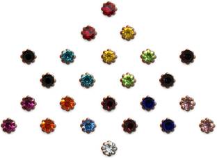 Comet Busters Beautiful Handcrafted Multicolor Dot Bindis Forehead Multicolor Bindis