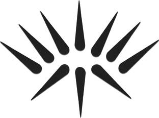 Comet Busters Traditional Black Tilak Bindi (13mm) (BV1499) Forehead Black Bindis