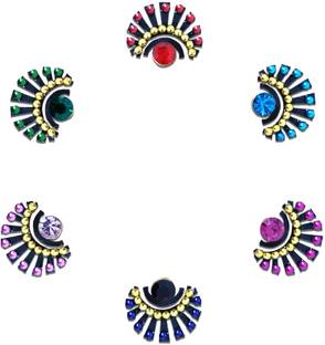 Comet Busters Beautiful Colorful Bindi (BV600) Forehead Multicolor Bindis