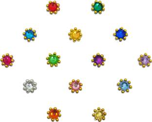 Comet Busters Beautiful Handcrafted Multicolor Bindis (4 mm) (BIN2233) Forehead Multicolor Bindis