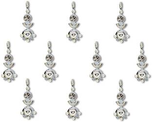 Comet Busters Handcrafted Silver Bindis (BV1911) Forehead Silver Bindis
