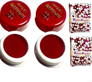 Kumkum Sindoor powder for married women maroon pack of 2 combo maroon bindi मैरून बिंदी