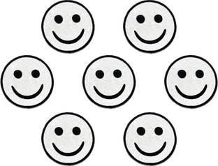 Comet Busters Handcrafted Trendy Smilie Bindis (BV1232) Forehead Black Bindis