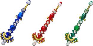 Comet Busters Designer Long Bindis (BV005) Forehead Multicolor Bindis