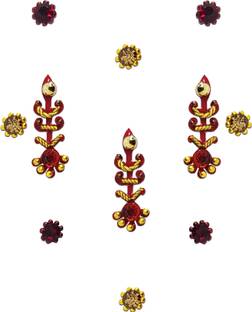 Comet Busters Traditional Designer Bindi (BV018) Forehead Multicolor Bindis